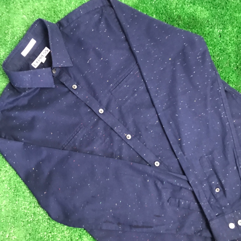 Express button up large new